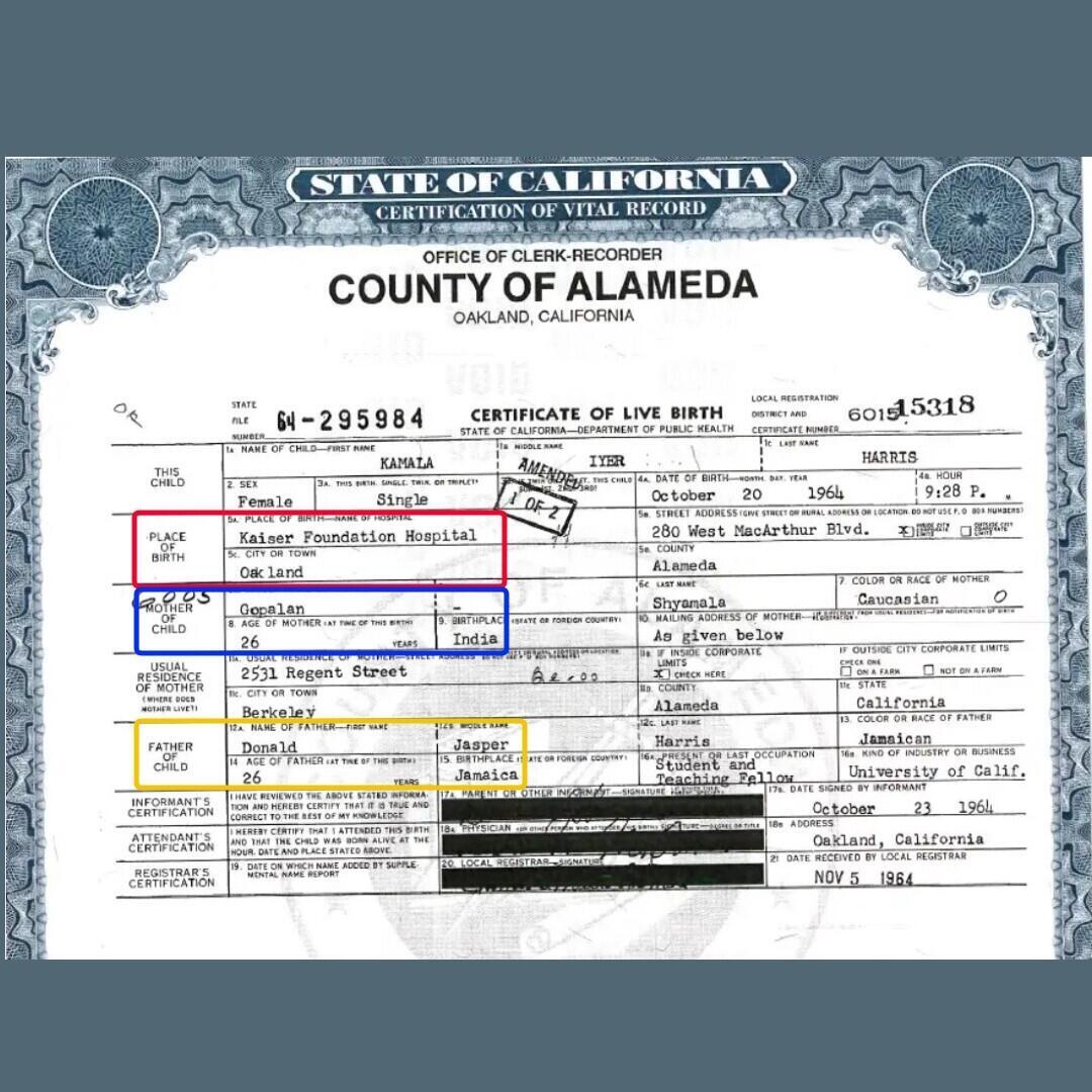 Is Kamala Harris eligible to be president? Yes, even if fake news says otherwise